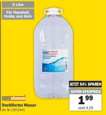 Destilliertes Wasser