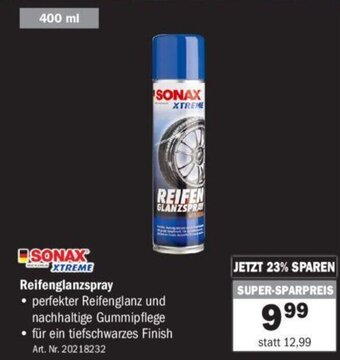 Forstinger SONAX XTREME Reifenglanzspray Angebot