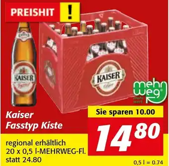 Strasser Markt Kaiser Fasstyp Kiste Angebot