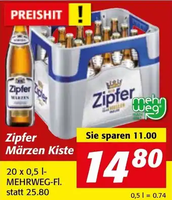 Strasser Markt Zipfer Märzen Kiste Angebot