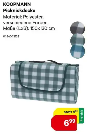 KOOPMANN Picknickdecke