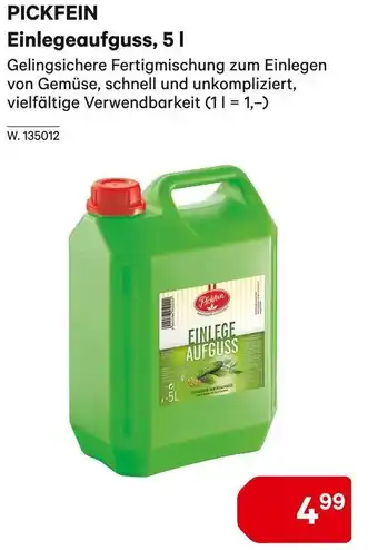 BayWa PICKFEIN Einlegeaufguss, 5 1 Angebot
