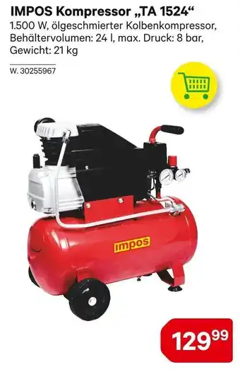 BayWa IMPOS Kompressor ,,TA 1524" Angebot