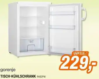 Expert gorenje TISCH-KÜHLSCHRANK R492PW Angebot