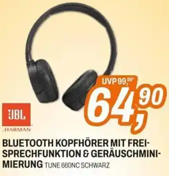 Expert BLUETOOTH KOPFHÖRER MIT FREI-SPRECHFUNKTION & GERÄUSCHMINI-MIERUNG TUNE 660NC SCHWARZ Angebot