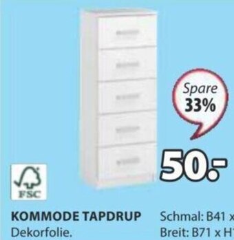 JYSK KOMMODE TAPDRUP Angebot