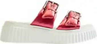 Deichmann Plateau pantoletten in pink Angebot