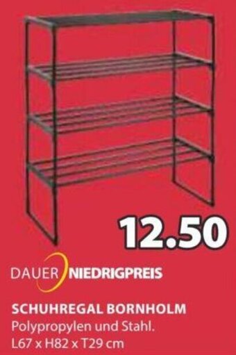 JYSK SCHUHREGAL BORNHOLM Polypropylen und Stahl. L67 x H82 x T29 cm Angebot