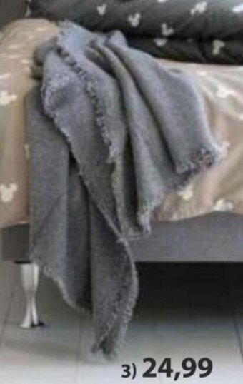 JYSK KUSCHELDECKE MICKEY 100% Baumwolle. Waschbar bei 40°C. 130x170 cm Angebot