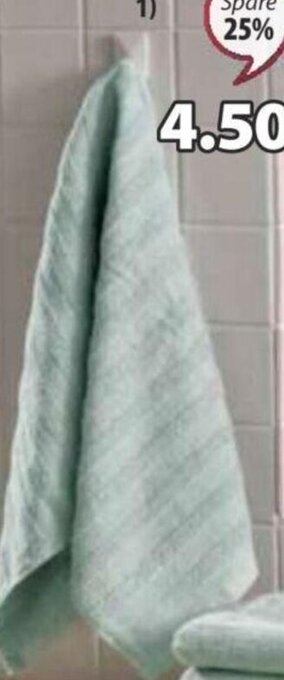 JYSK HANDTUCH TORSBY 100% Baumwolle. Weich und sehr saugfähig. In verschiedenen Farben erhältlich. 515 g/m². 50x90 cm Angebot