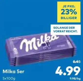 T&G Milka 5er 5x100g Angebot