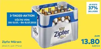 T&G Zipfer Märzen 20x0.51, exkl. Pfand Angebot