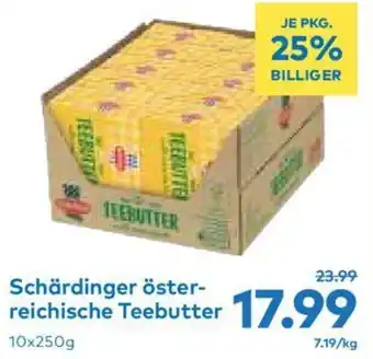 T&G Schärdinger österreichische Teebutter 10 x 250 g Angebot