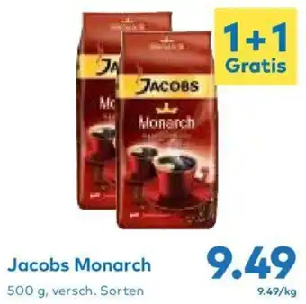 T&G Jacobs Monarch 500 g, versch. Sorten Angebot