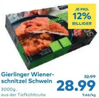 T&G Gierlinger Wiener-schnitzel Schwein 3000g Angebot