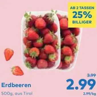 T&G Erdbeeren 500g, aus Tirol Angebot