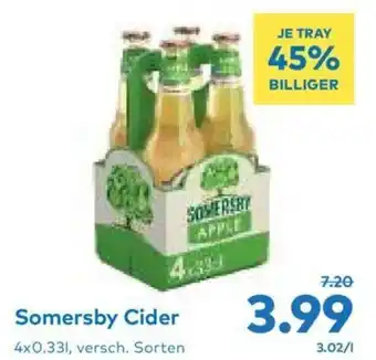 T&G Somersby Cider 4x0.331, versch. Sorten Angebot