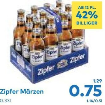 T&G Zipfer Märzen 0.33L Angebot
