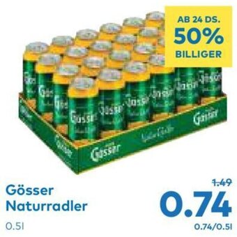 T&G Gösser Naturradler 0.5L Angebot