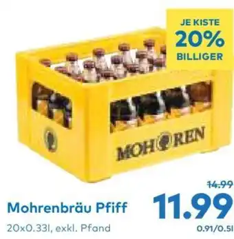 T&G Mohrenbräu Pfiff 20x0.331, exkl. Pfand Angebot