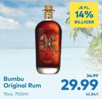 T&G Bumbu Original Rum 15yo, 700ml Angebot