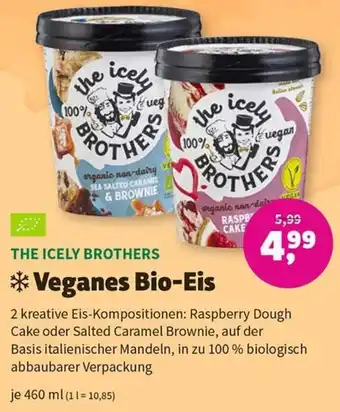 Denn's Biomarkt THE ICELY BROTHERS *Veganes Bio-Eis 460 ml Angebot