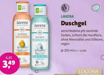 Denn's Biomarkt LAVERA Duschgel 250 ml Angebot