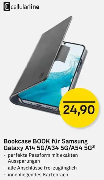 Post Bookcase BOOK für Samsung Galaxy A14 5G/A34 5G/A54 5G³) Angebot