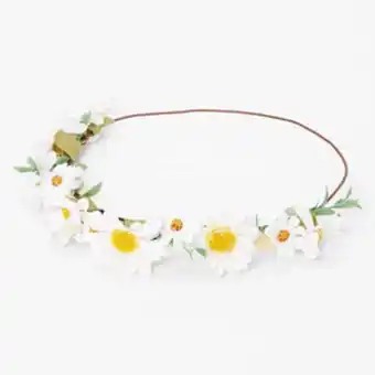 Claire's Daisy baby's breath flower crown Angebot