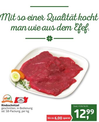 ADEG Rindsschnitzel Angebot