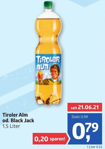 ADEG Tiroler Alm Od. Black Jack 1.5 Liter Angebot