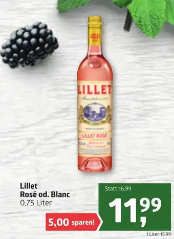 ADEG Lillet Rosé Oder Blac 0.75 Liter Angebot