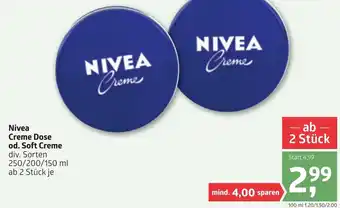 ADEG Nivea Creme Dose Od. Soft Creme Angebot