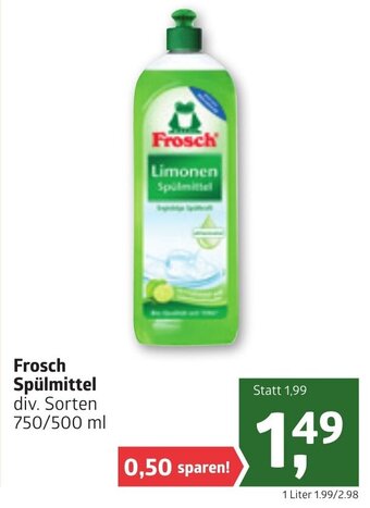 ADEG Frosch Spülmittel 750/500 ml Angebot