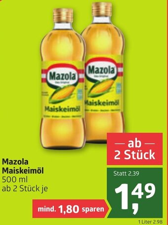 ADEG Mazola Maiskeimöl 500ml Angebot
