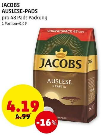 PENNY Jacobs Auslese-Pads Angebot