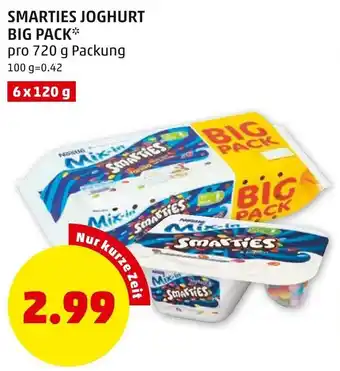 PENNY Smarties Joghurt Big Pack 720g Angebot