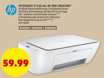 PENNY HP Deskjet 2710E All-in-One-Drucker Angebot