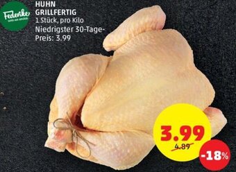 PENNY HUHN GRILLFERTIG 1 Stück, pro Kilo Angebot