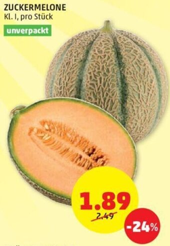 PENNY ZUCKERMELONE Kl. I, pro Stück unverpackt Angebot