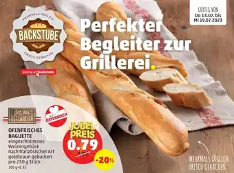 PENNY OFENFRISCHES BAGUETTE pro 250 g Stk. Angebot