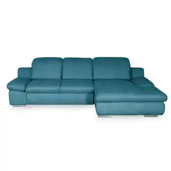XXXLutz Ecksofa in chenille blau Angebot