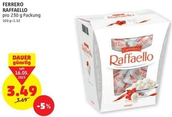 PENNY FERRERO RAFFAELLO pro 230 g Packung Angebot