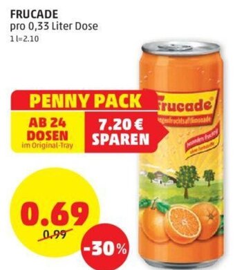 PENNY FRUCADE pro 0,33 Liter Dose Angebot