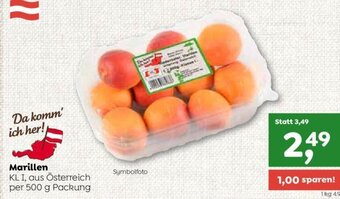 ADEG Marillen KL I, aus Österreich per 500 g Packung Angebot