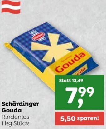 ADEG Schärdinger Gouda Rindenlos 1 kg Stück Angebot