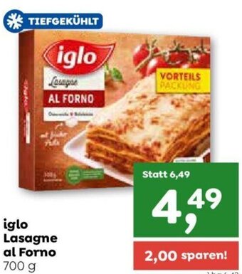 ADEG iglo Lasagne al Forno 700 g Angebot