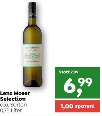 ADEG Lenz Moser Selection div. Sorten 0,75 Liter Angebot