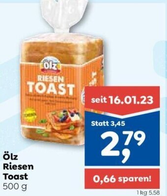 ADEG ölz Riesen Toast 500g Angebot