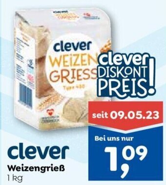 ADEG clever Weizengrieß 1 kg Angebot